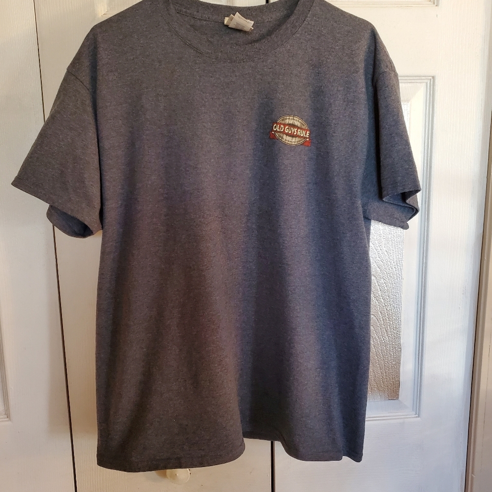 Mens Tee ,Old GUYS RULE. Size Lg
